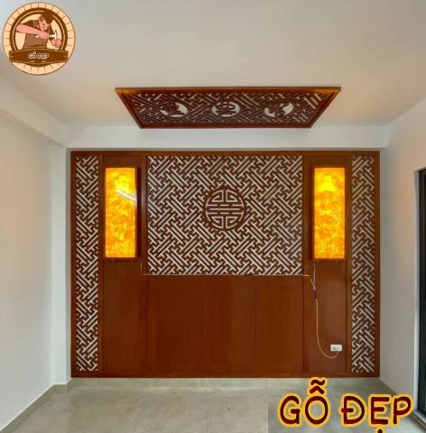 Mẫu Vách Ngăn Phòng Thờ VN 32 - Giá Rẻ Nhất Thị Trường