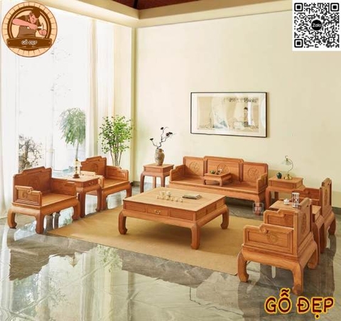 Bộ Bàn Ghế Cao Cấp Bát Bộ - Thiết Kế Hoàn Hảo