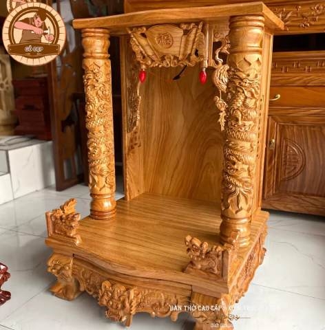 OTT 12 - Bàn Thờ Thân Tài Đẹp – Thỉnh  Ngay Đón Lộc Tài