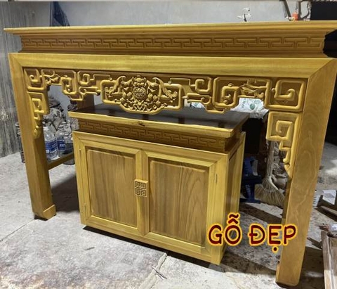 Bàn Thờ Án Gian Gỗ Mít BT 95 - Bàn Thờ Án Gian Đẹp Nhất 2023