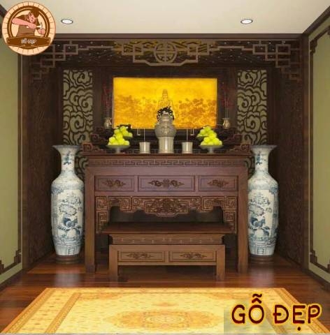 Bàn Thờ Gỗ Gụ BT 91 - sản phẩm nội thất phong thủy