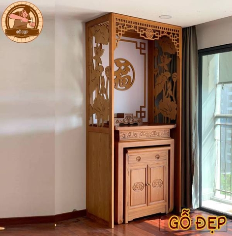 Bàn Thờ Gỗ Cao Cấp BT 1319 - Thiết Kế Sang Trọng