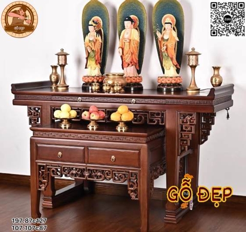 Bàn Thờ Tủ Thờ Phật Cao Cấp BT 810 - Mặt trước của sản phẩm