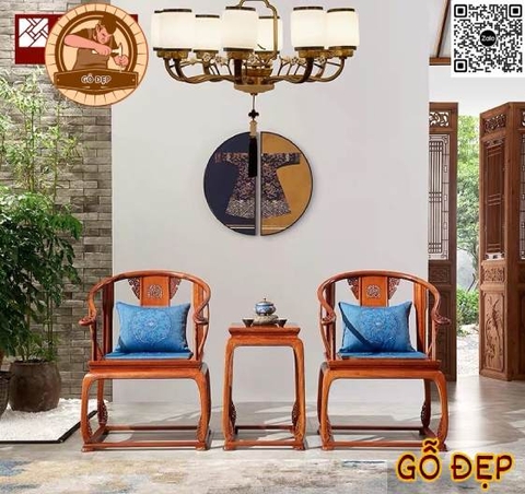 Bàn Ghế 3 Món Minh Đế Cao Cấp BG 2235 - Hiện Đại-Sang Trọng
