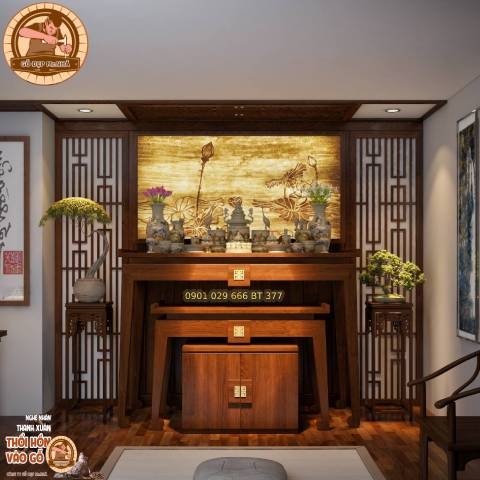 Bàn Thờ BT 377 - Đẳng Cấp Ngay Từ Sự Đơn Giản