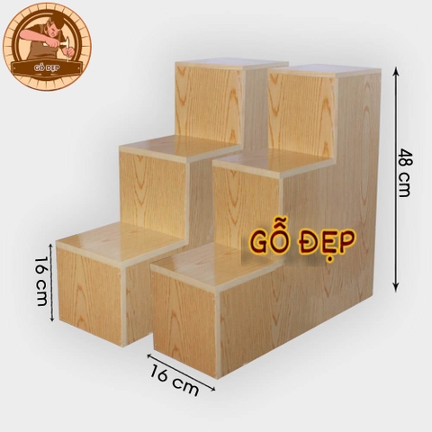 Bục Kê Tam Cấp KK 03 - Bục Kê Thần Tài - Bàn Thờ Thần Tài