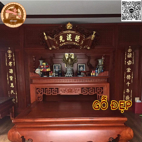 Cuốn Thư Câu Đối Song Long Hương Đỏ-09