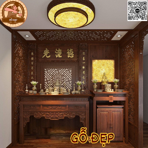 Phòng Thờ Đẹp 379 được thiết kế phù hợp phong thủy