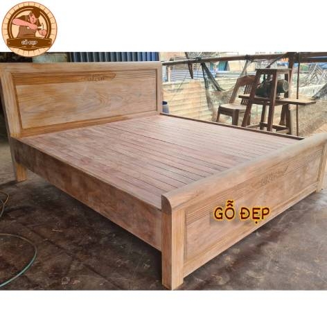 Giường Ngủ Cao Cấp - GN 21 - Gỗ Đẹp - Chất Lượng
