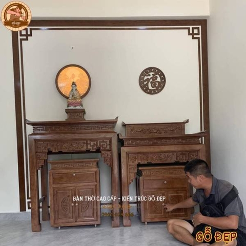  Mẫu Phòng Thờ Phật Và Gia Tiên GT01