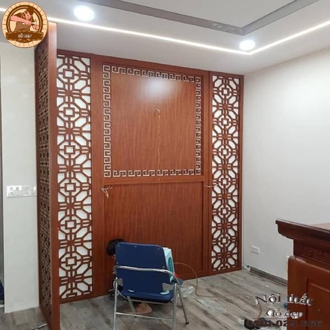 Vách Ngăn VT28 - Thiết Kế Tối Giản - Xưởng Gỗ Đẹp