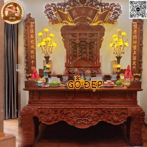 Sập Thờ Tam Cấp ST53 đẹp, bền