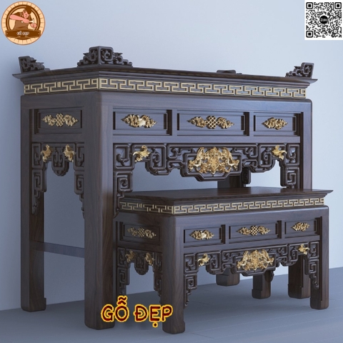 Mẫu Tủ Thờ Án Gian BT 308