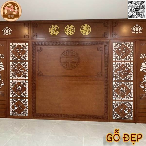 Vách Ngăn VT25 - Họa Tiết Sang Trọng - Xưởng Gỗ Đẹp