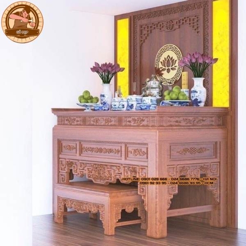 Bàn Thờ Gỗ Hương BT 82