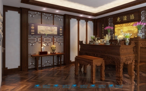 Phòng Thờ Biệt Thự - Giá Xưởng - Gỗ Cao Cấp Chọn Lọc