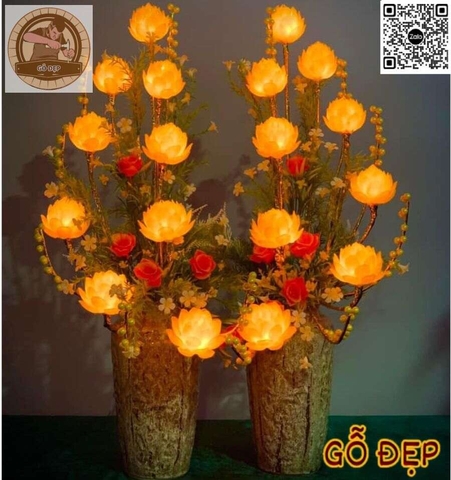 Đèn Thờ Hoa Sen 9 Bông - Tạo Ra Một Không Gian Thanh Tịnh