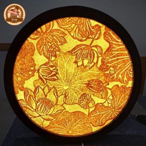 Tranh Giấy Dừa ( Quan Công ) 11