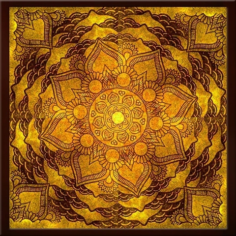 Tranh Giấy Dừa ( Mandala ) 15 - Tinh Hoa Nghệ Thuật