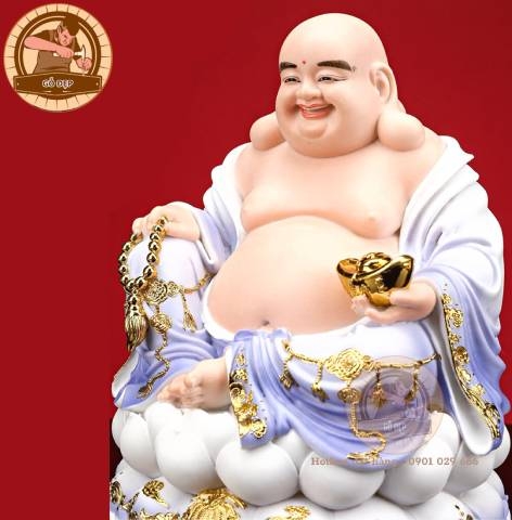 Tượng Ông Di Lặc 08 - Tượng Phật Di Lặc - Gỗ Đẹp