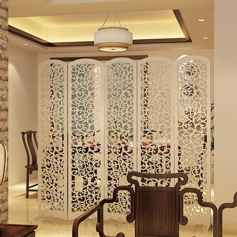 Vách Bình Phong Hoa Dây-14 - Thiết Kế Tối Giản