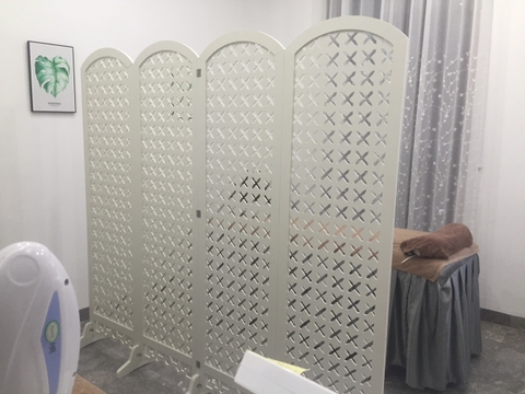 Vách Bình Phong Chữ X-17 - Thiết kê Đơn Giản - Gỗ Đẹp