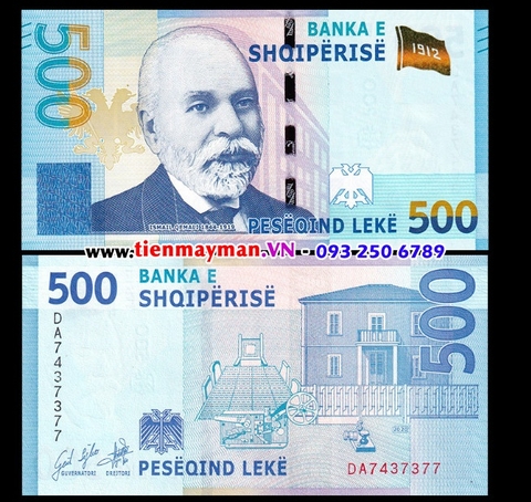 Albania 500 Leke 2022 UNC