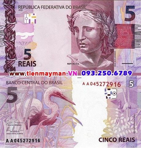 Brazil 5 Reais 2013 UNC