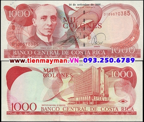 Costa Rica 1000 Colones 2005 UNC