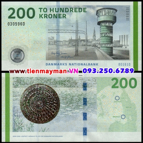 Denmark - Đan Mạch 200 Kroner 2016 UNC