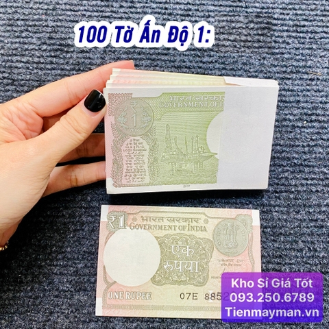 100 Tờ Tiền Ấn Độ 1 Rupee