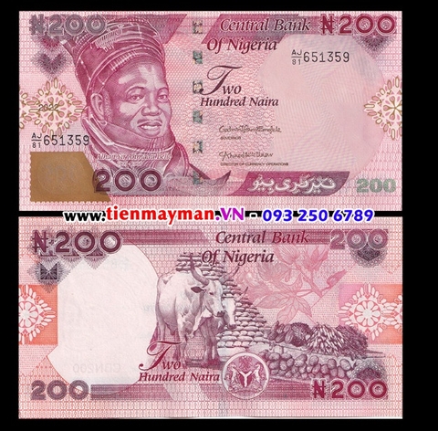 Nigeria 200 Naira 2022 UNC