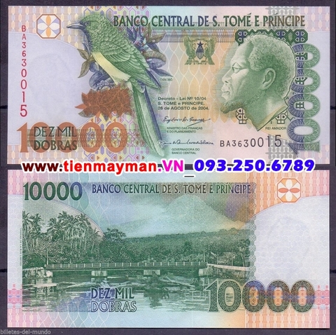 Saint Thomas and Prince 10000 Dobras 2004 UNC