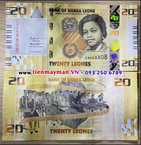 Sierra Leone 20 Leones 2022 UNC