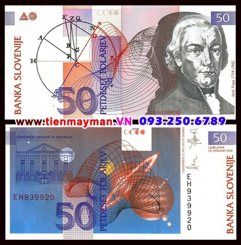 Slovenia 50 Tolarjev 1992 UNC