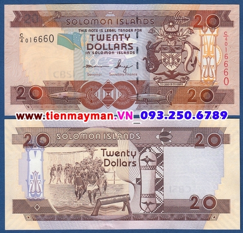 Solomon 20 Dollar 2006 UNC