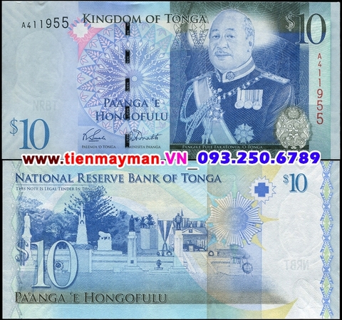 Tonga 10 Pa'anga 2009 UNC