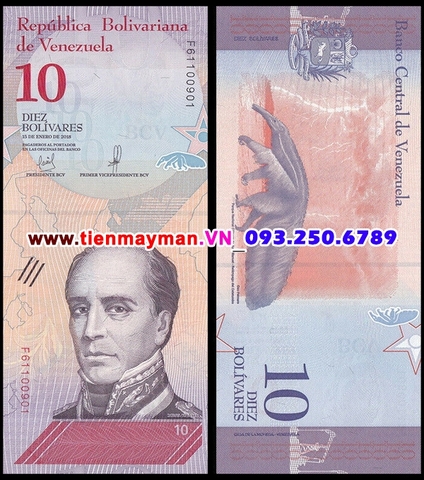 Venezuela 10 Bolivares 2018 UNC