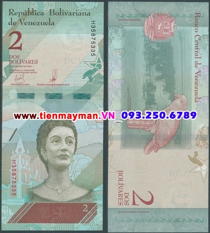 Venezuela 2 Bolivares 2018 UNC