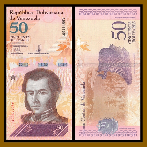 Venezuela 50 Bolivares 2018 UNC