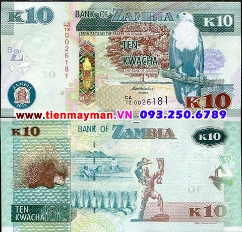 Zambia 10 Kawacha 2012 UNC