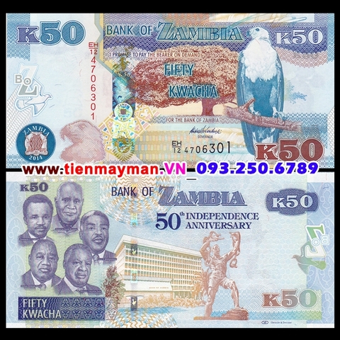 Zambia 50 Kawacha 2015 UNC