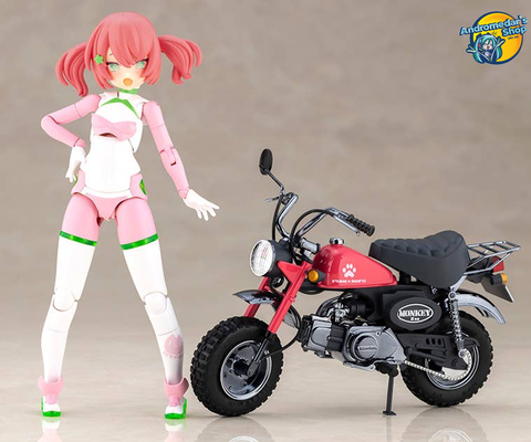 [Đặt trước] [Kotobukiya] Mô hình lắp ráp Megami Device PUNI☆MOFU RACING MAO with 1/12 Honda Z50J-1 Monkey Model Kit
