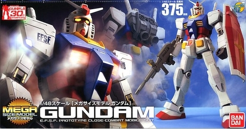 [Bandai] Mô hình lắp ráp 1/48 Mega Size RX-78-2 Gundam Model Kit