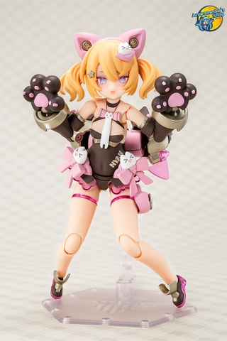 [Kotobukiya] Mô hình lắp ráp Megami Device 1/1 KP801 Puni Mofu Kuro Mao Model Kit