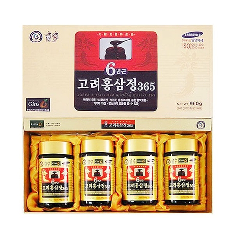 Cao Hồng Sâm 365 Daehan Hàn Quốc Hộp 4 Lọ x 240g