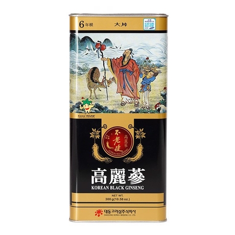 Hắc Sâm Củ Khô Hộp Thiếc Daedong 300g