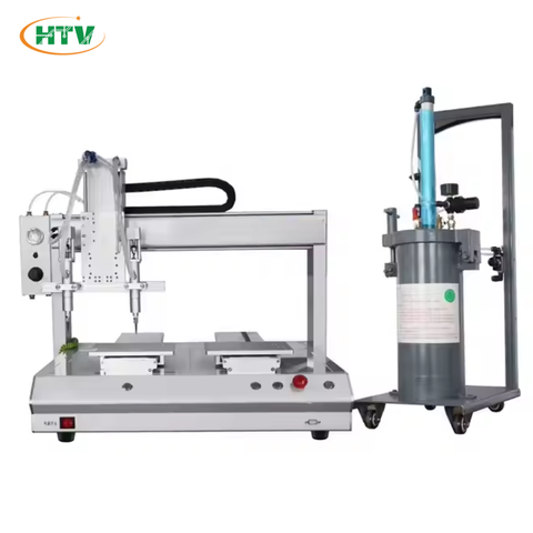 Máy bơm keo tự động 1 trục 2 bàn HT-AG-0202-2030