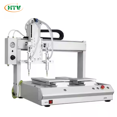 Máy bơm keo tự động 1 trục 2 bàn HT-AG-0202-2030