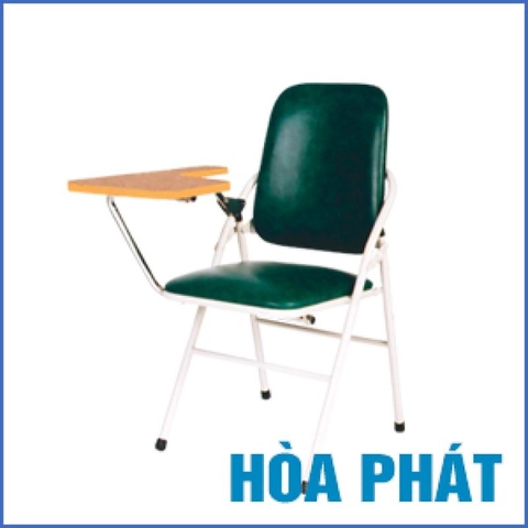 Ghế gấp khung thép sơn G04BS PVC có bàn gỗ CN
